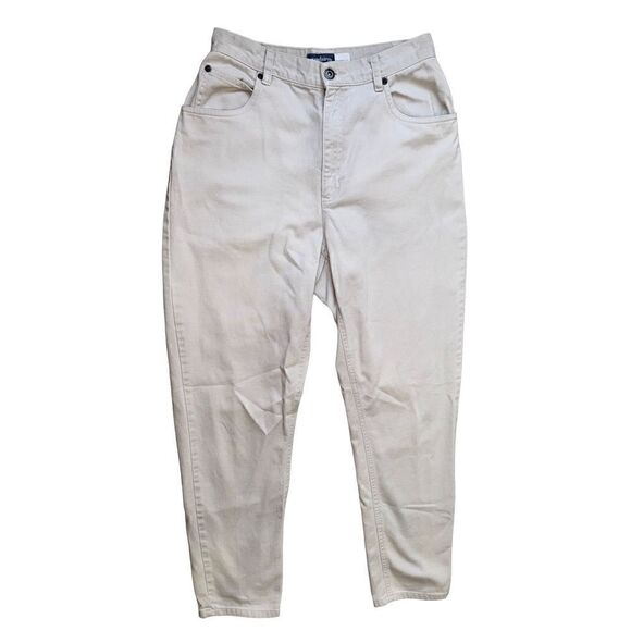 Vintage liz claiborne mom jeans tan size 8 - Picture 3 of 5